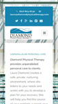 Mobile Screenshot of diamondphysicaltherapy.com